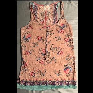 M floral free people tank